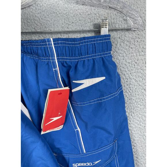 Speedo Mens Size XXL Blue Swim Trunks Lined NWT - Picture 6 of 10